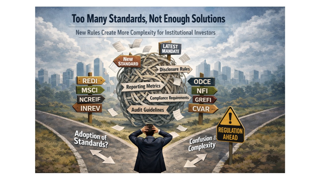 Too many standards, not enough solutions illustration for private real estate data standards